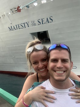 The ship at the Bahamas!
