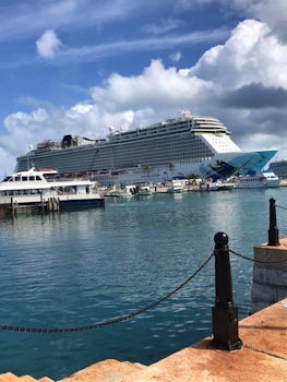 Docked at Navy Dockyard, Bermuda