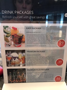 On board drink package prices