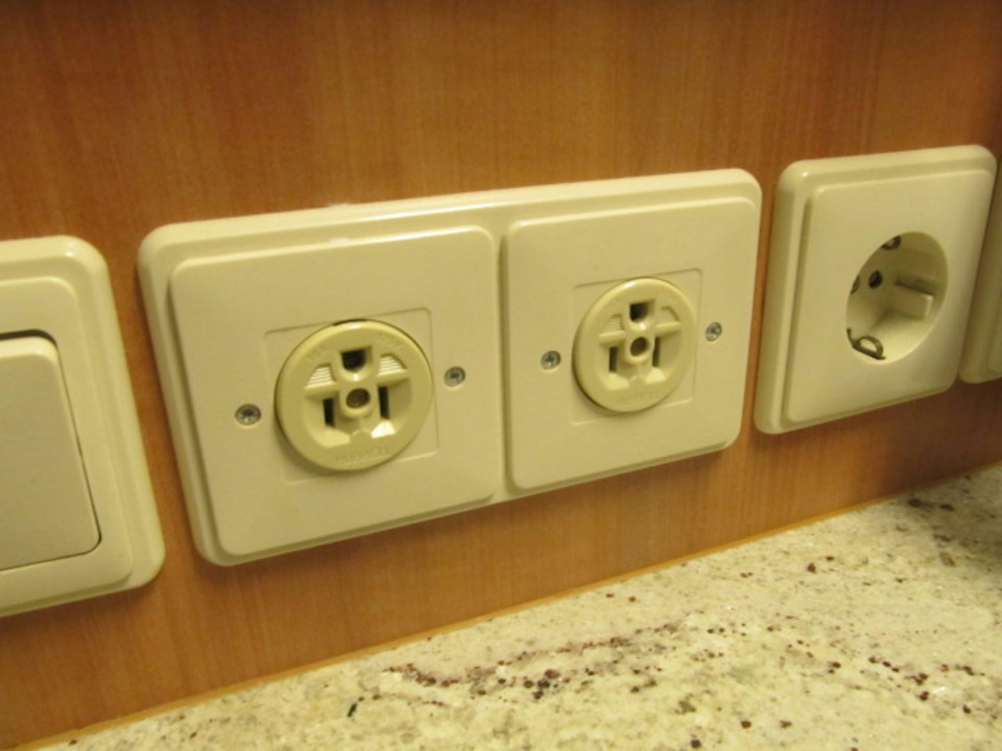 Outlets in our cabin