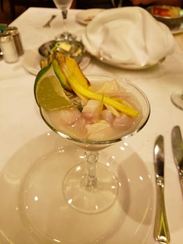 Seafood Ceviche - a dinner choice one night at either Concerto or Symphony 
