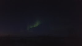 My cell phone pic does not do justice to the northern lights