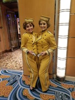 Entrance to the Theatre - character usherettes