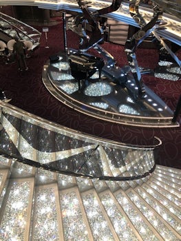 Swarovski Staircase - MSC Meraviglia