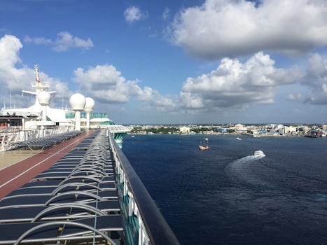 Grand Cayman from deck 12 looking forward