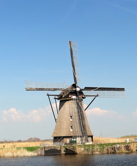 One of the windmills seen at the UNESCO site.  
