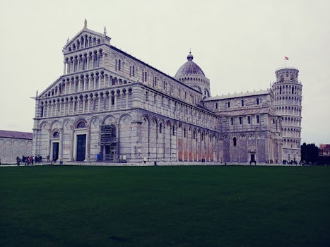 Cathedral by Leaning Tower of Pisa