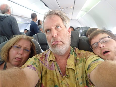 On the flight back from Galapagos, we were unable to land after 3 passes to