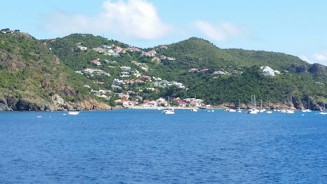 Nice view of St Barts