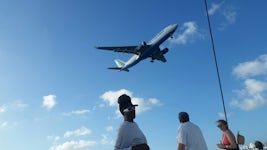 Airport Overflight on St Maarten 