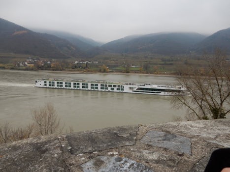 The ship in the Danube