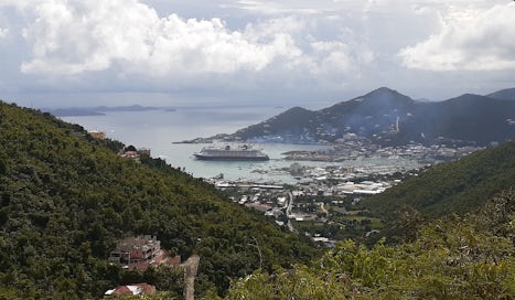 Photo of ship from Tortola