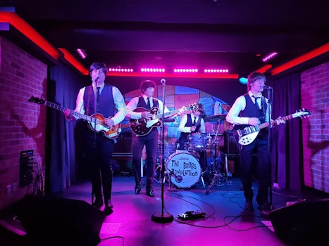 Beatles Revolution performing in The Cavern