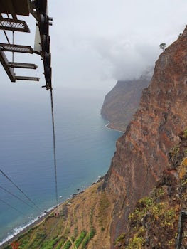 585M expose sea cliffs in Los Cabos, Madeira island