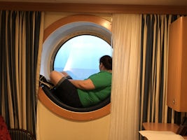 Thats me sitting in the porthole. 
