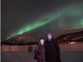 Northern Lights excursion in Alta. Trygve Nygard, who runs GLOD Explorer an