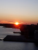 Sunset at the Port of Baltimore