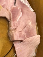 A piece of (what the Costa Italian cruise line) called "prosciutto"