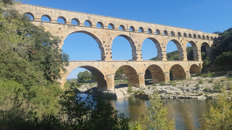 Pont Du Gard.....ancient Roman aqueduct bridge built in the first century AD 