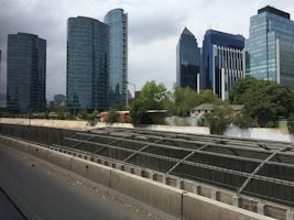 This is the modern part of Santiago Chile 