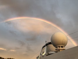 Such a wonderful rainbow taken from the top deck of Viking Sea!