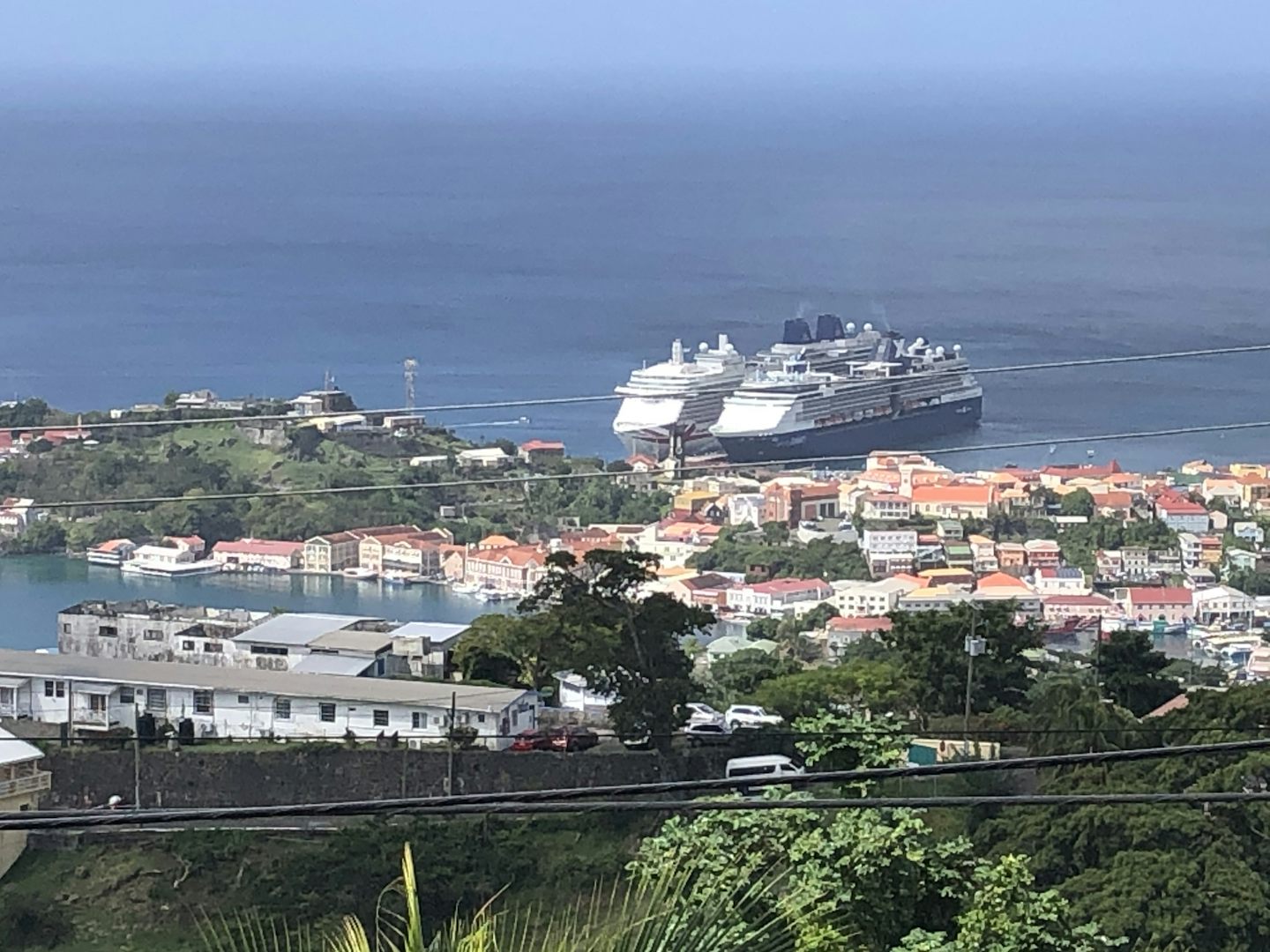 Look at ship from fort frederick grenada