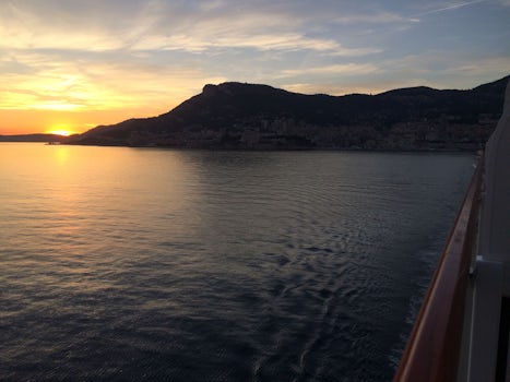 Leaving Monaco.
