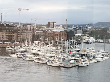 The harbor in Oslo, Norway