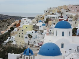 Santorini - a rare phot WITHOUT the masses of tourists