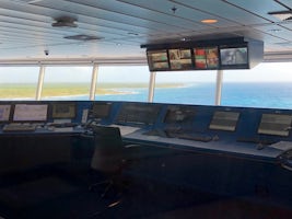 Picture from the bridge observation room.  