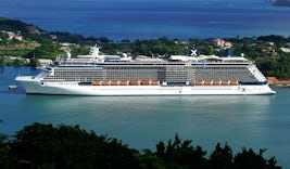 Picture of the ship in St. Lucia