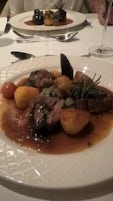 Rump of lamb served in the main dining room