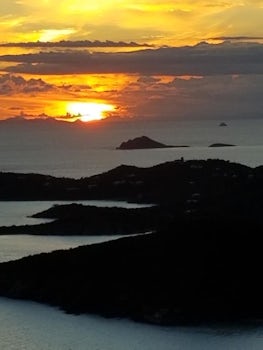 Sunset view in St Thomas