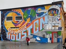 Mural in Stavanger, Norway