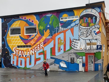 Mural in Stavanger, Norway