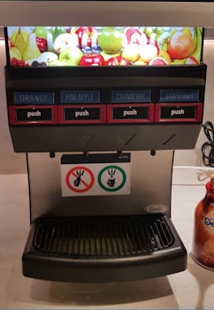 One of the 2 juice machines.