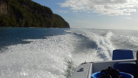 st Lucia speed boat trip