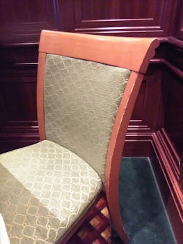 This is a picture of one of the crappy chairs that my wife and I sat on dur