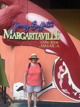 Entrance to Margaritaville, about a mile from ship dock.  Great place!