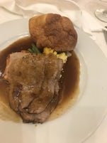 Main course from restaurant 