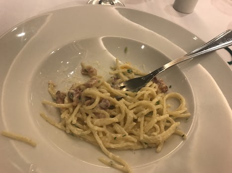 Carbonara from Italian restaurant 