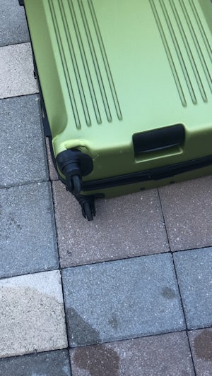 Broken luggage 