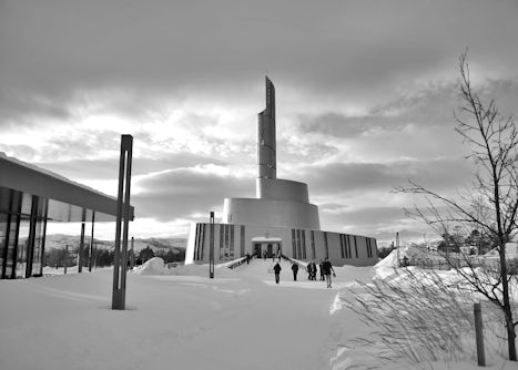 Alta, the Arctic Circle -Northern Lights Church, Borealis