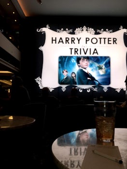 Harry potter trivia in the atrium