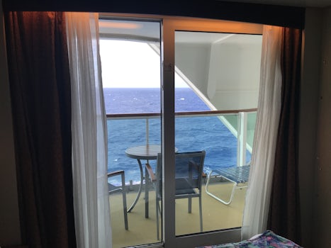 View of the cabin balcony 9654