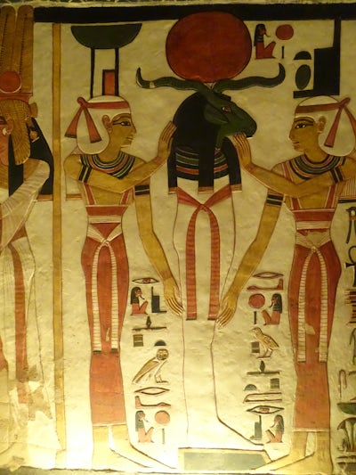 Inside Nefertari's tomb