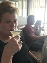 Martini tasting on board the ship