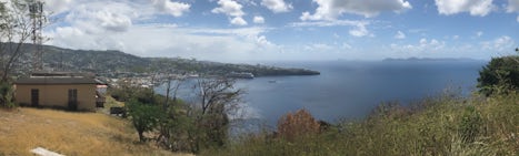 View from Fort Charlotte in St. Vincent