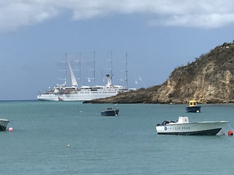 Picture of Windstar ship from port in Anguilla!