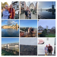 Collage of our trip on the Viking Mani
